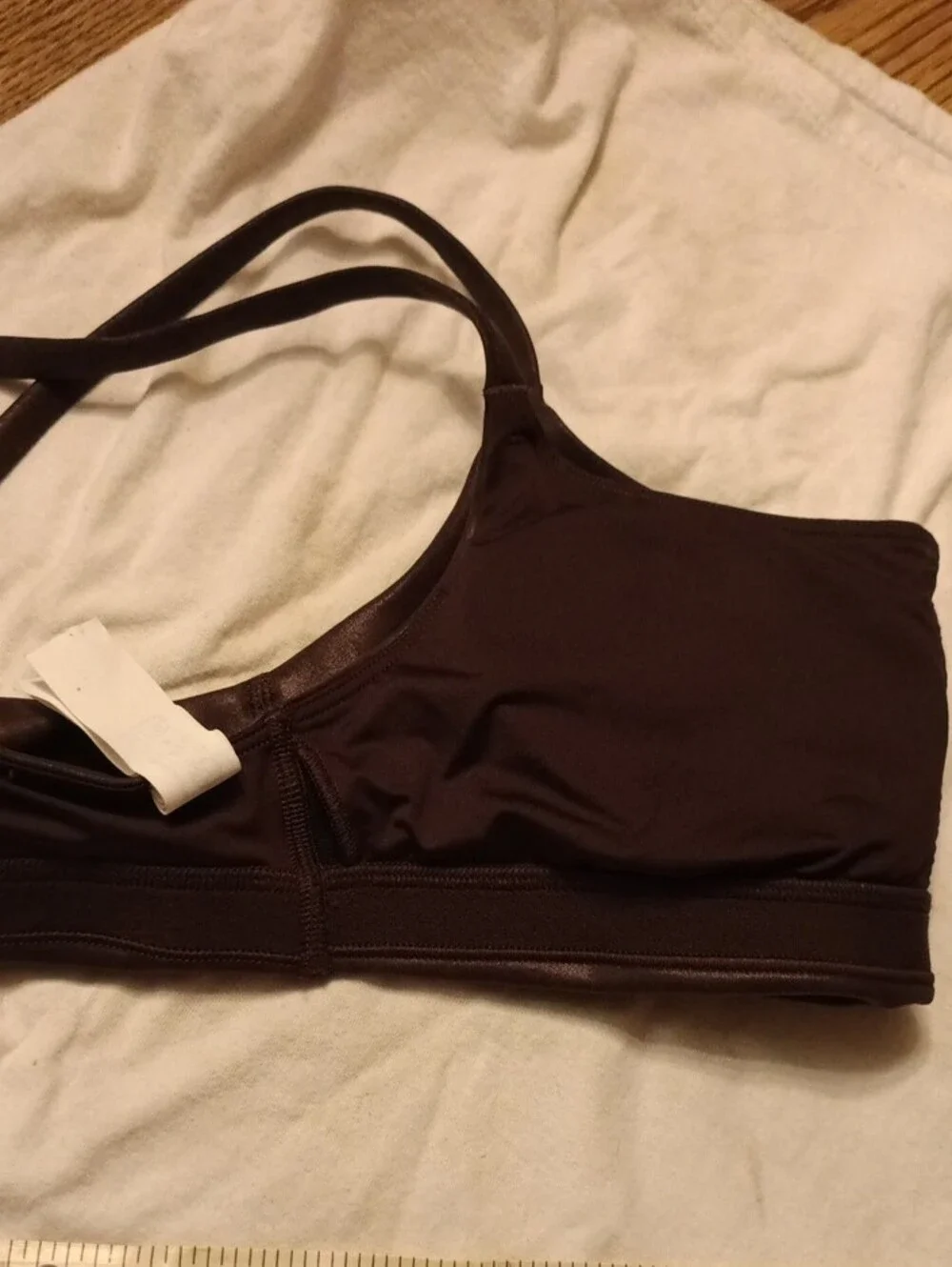 lululemon athletica Dark Brown Strappy Sports Bra New Without Tags